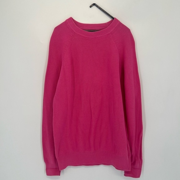 Zara Basic Knit Pink Long Sleeve Sweater - Picture 2 of 6